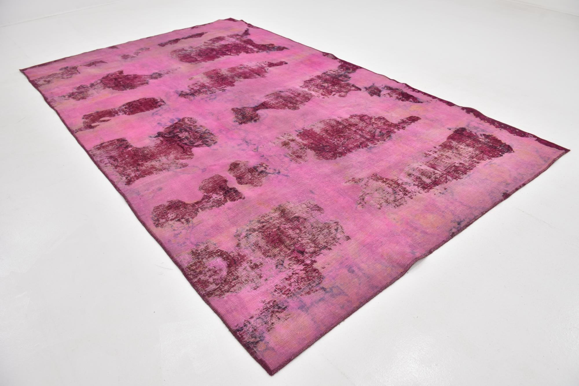 7' x 11' 7 Hand Knotted Ultra Vintage Persian Wool Rug