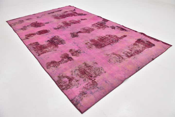 7' x 11' 7 Hand Knotted Ultra Vintage Persian Wool Rug