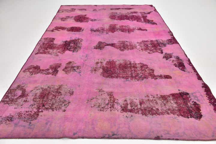 7' x 11' 7 Hand Knotted Ultra Vintage Persian Wool Rug