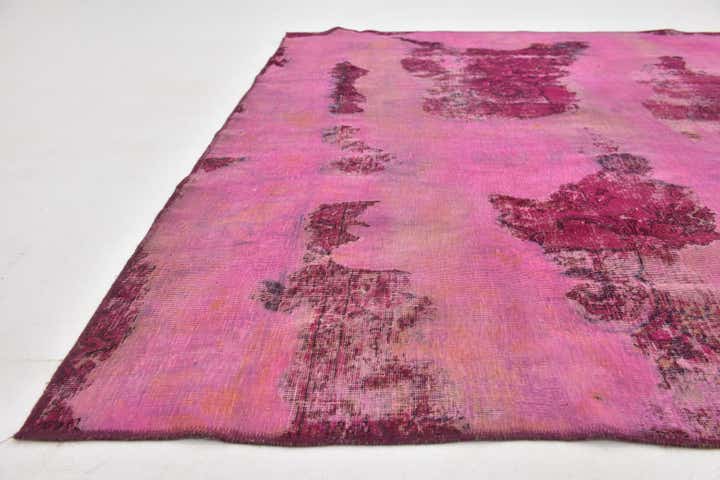 7' x 11' 7 Hand Knotted Ultra Vintage Persian Wool Rug