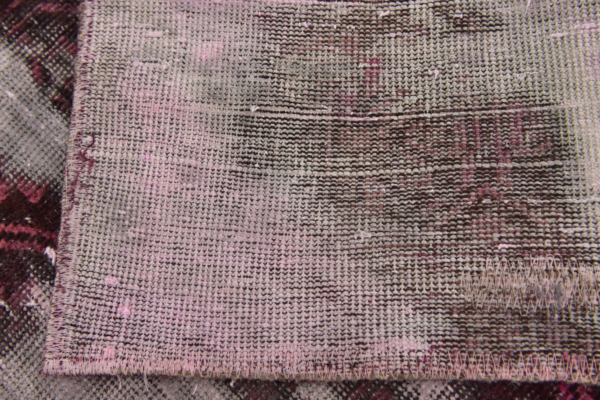 4' x 6' 9 Hand Knotted Ultra Vintage Persian Wool Rug