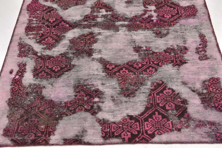 4' x 6' 9 Hand Knotted Ultra Vintage Persian Wool Rug