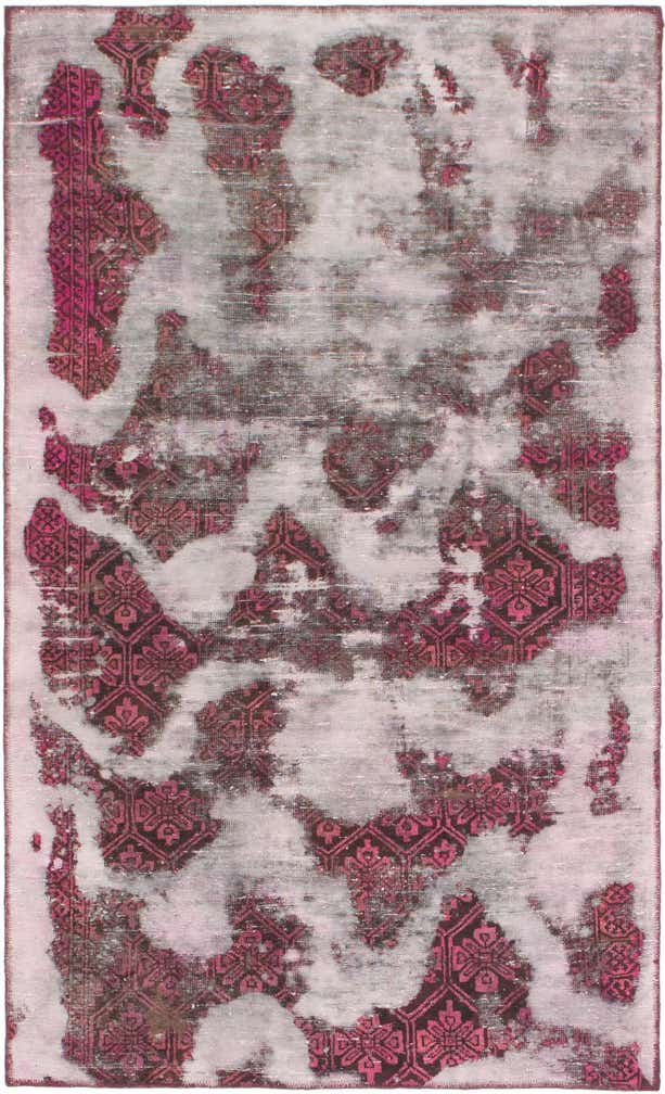4' x 6' 9 Hand Knotted Ultra Vintage Persian Wool Rug