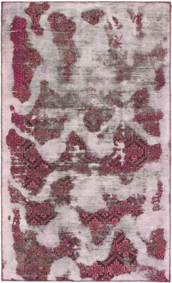 Detail image of 4' x 6' 9 Hand Knotted Ultra Vintage Persian Wool Rug