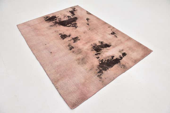 4' 10 x 6' 9 Hand Knotted Ultra Vintage Persian Wool Rug