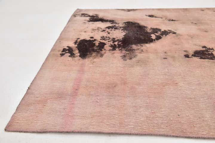 4' 10 x 6' 9 Hand Knotted Ultra Vintage Persian Wool Rug