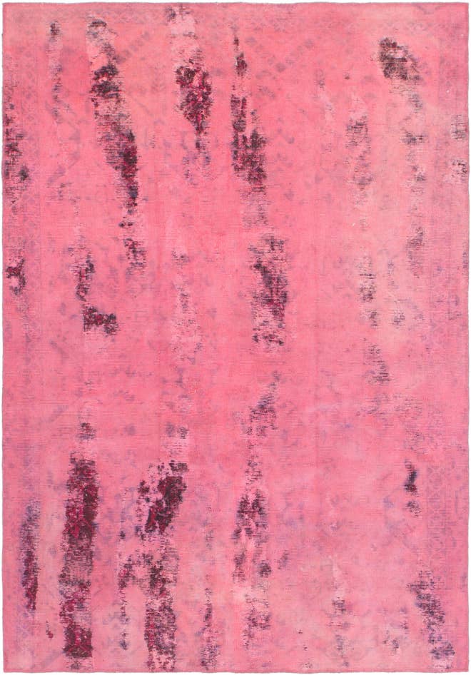 Detail image of 5' x 7' Hand Knotted Ultra Vintage Persian Wool Rug