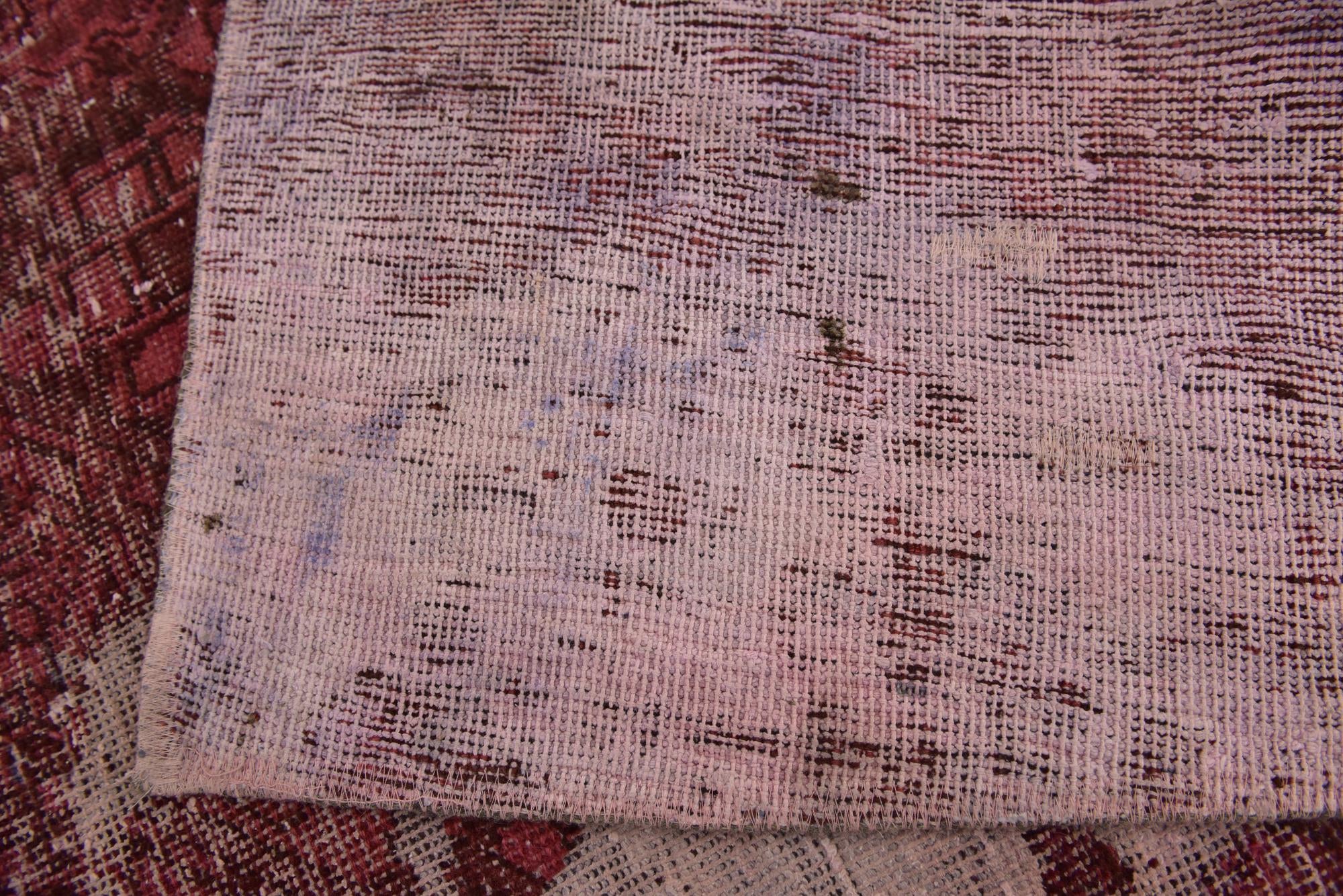 6' 5 x 9' 2 Hand Knotted Ultra Vintage Persian Wool Rug