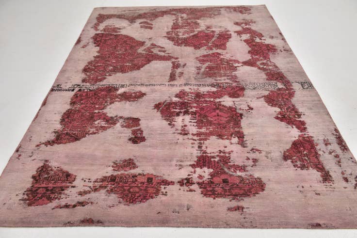 Detail image of 6' 5 x 9' 2 Hand Knotted Ultra Vintage Persian Wool Rug