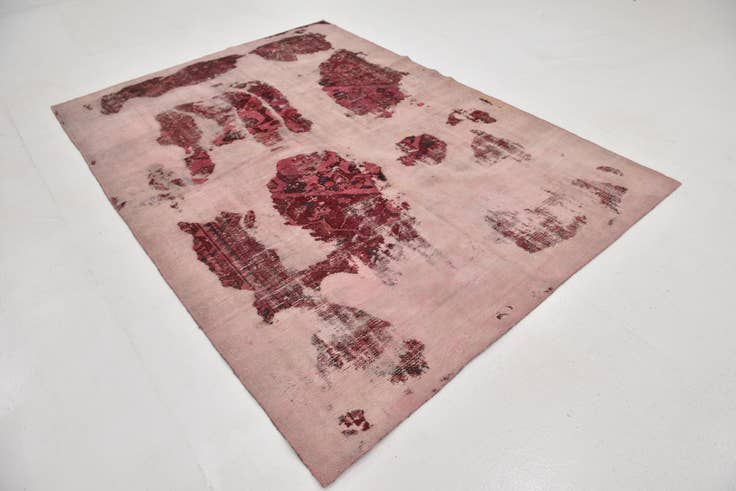 Detail image of 6' x 8' 5 Hand Knotted Ultra Vintage Persian Wool Rug