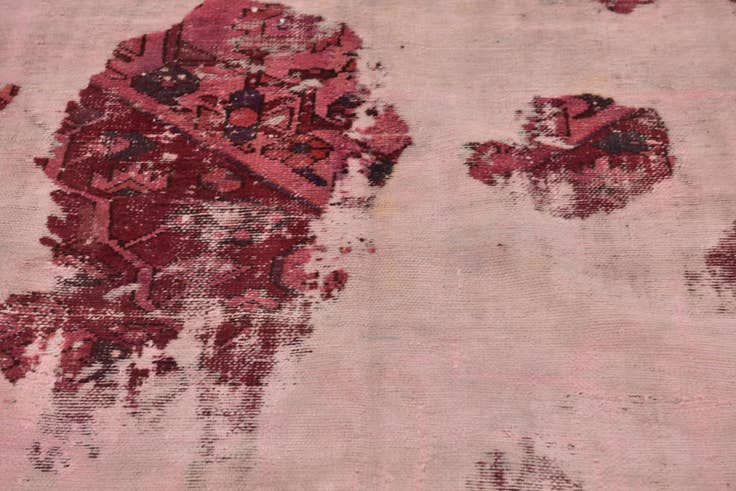 Detail image of 6' x 8' 5 Hand Knotted Ultra Vintage Persian Wool Rug