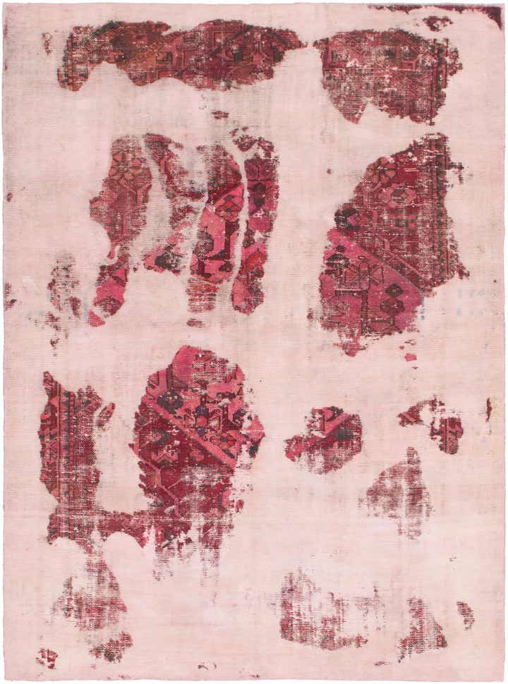 6' x 8' 5 Hand Knotted Ultra Vintage Persian Wool Rug