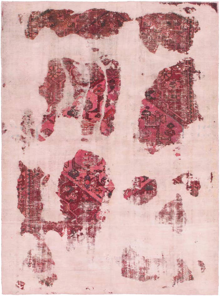 Detail image of 6' x 8' 5 Hand Knotted Ultra Vintage Persian Wool Rug