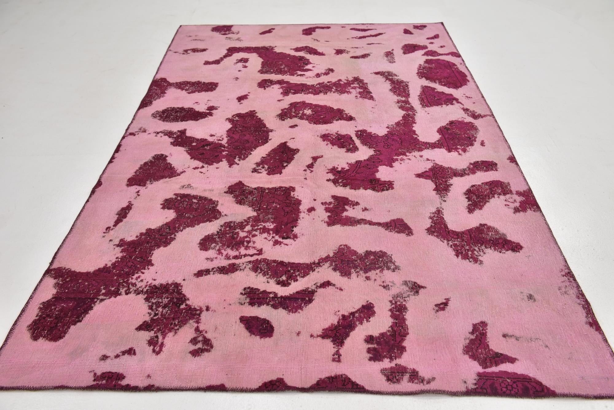 5' 10 x 9' 5 Hand Knotted Ultra Vintage Persian Wool Rug