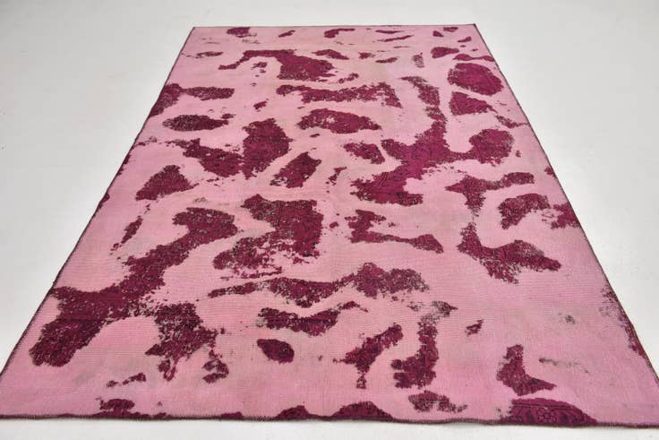 Detail image of 5' 10 x 9' 5 Hand Knotted Ultra Vintage Persian Wool Rug