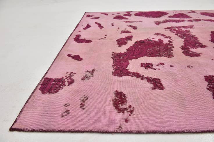 Detail image of 5' 10 x 9' 5 Hand Knotted Ultra Vintage Persian Wool Rug
