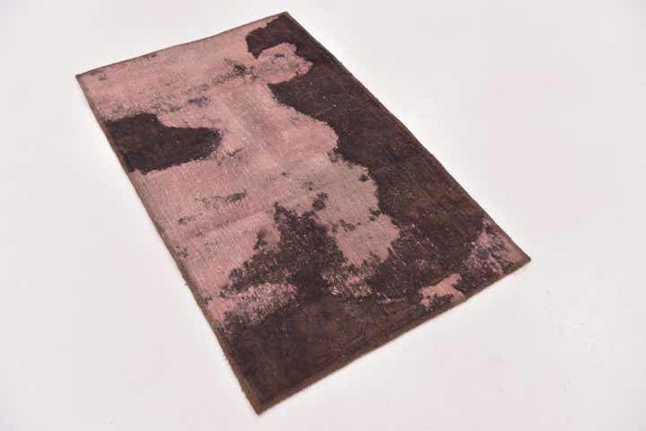 2' 4 x 3' 9 Hand Knotted Ultra Vintage Persian Wool Rug