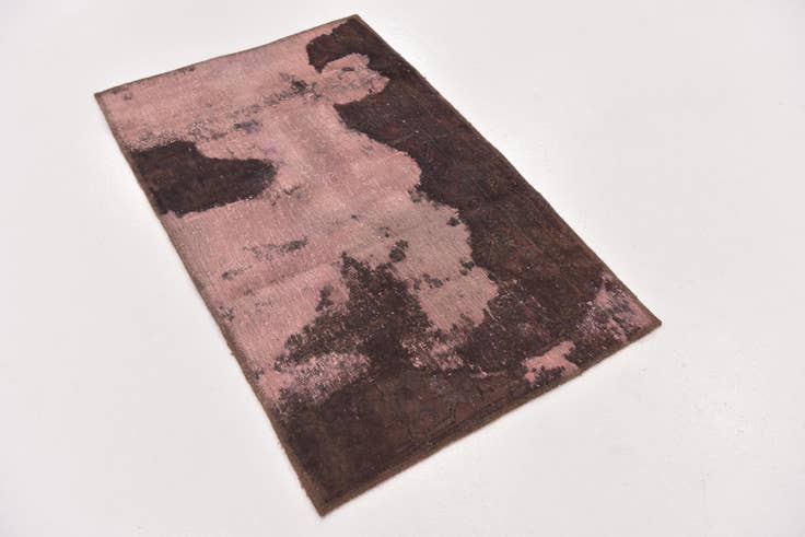 Detail image of 2' 4 x 3' 9 Hand Knotted Ultra Vintage Persian Wool Rug