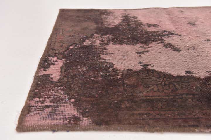 2' 4 x 3' 9 Hand Knotted Ultra Vintage Persian Wool Rug