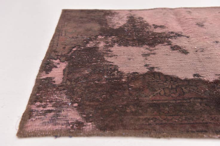 Detail image of 2' 4 x 3' 9 Hand Knotted Ultra Vintage Persian Wool Rug