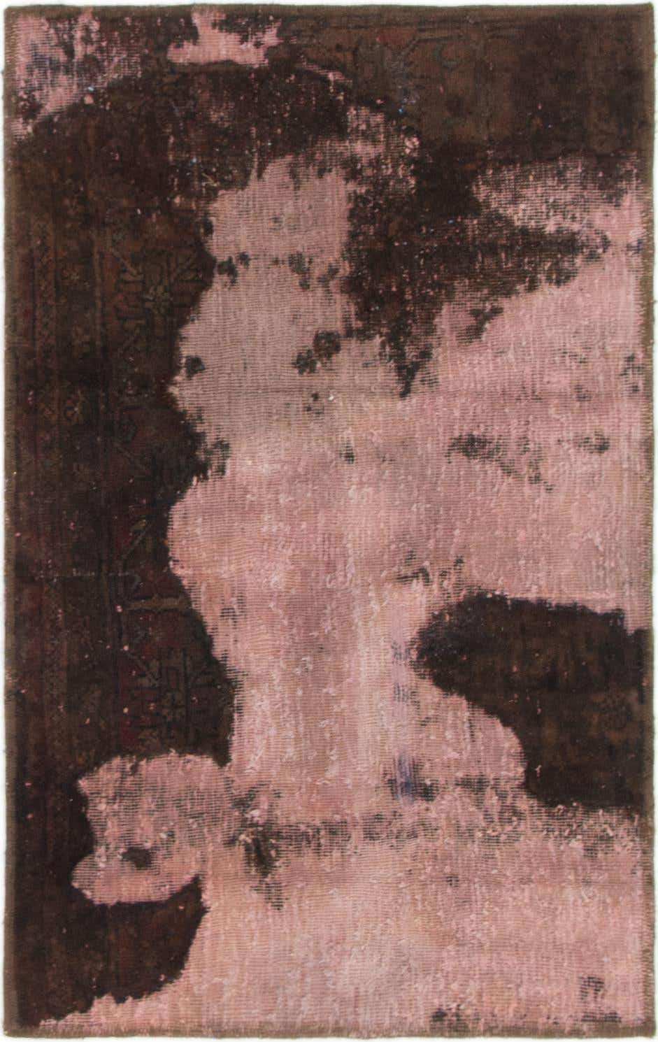 2' 4 x 3' 9 Hand Knotted Ultra Vintage Persian Wool Rug