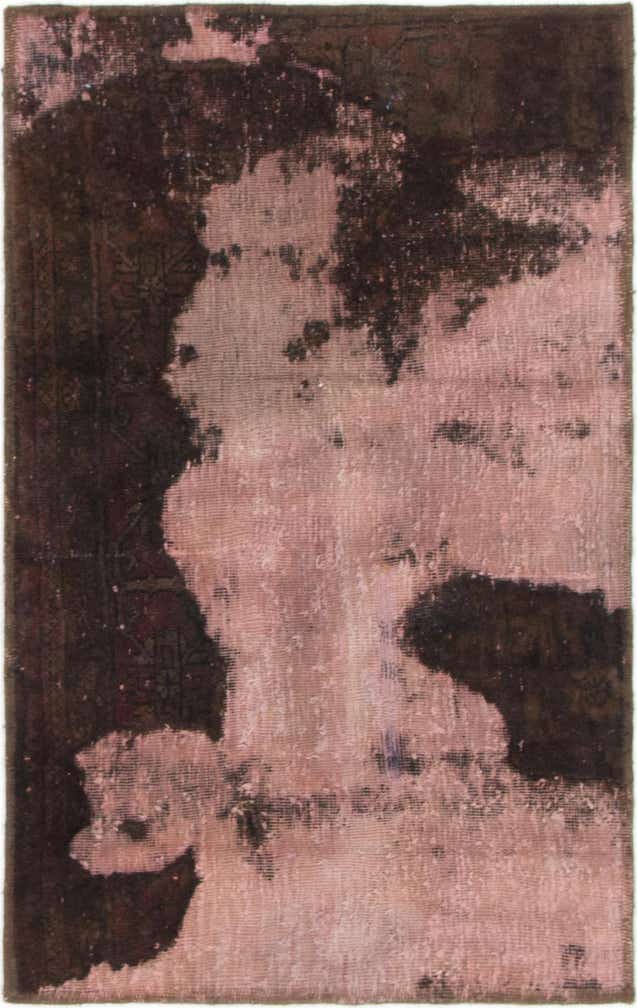 2' 4 x 3' 9 Hand Knotted Ultra Vintage Persian Wool Rug