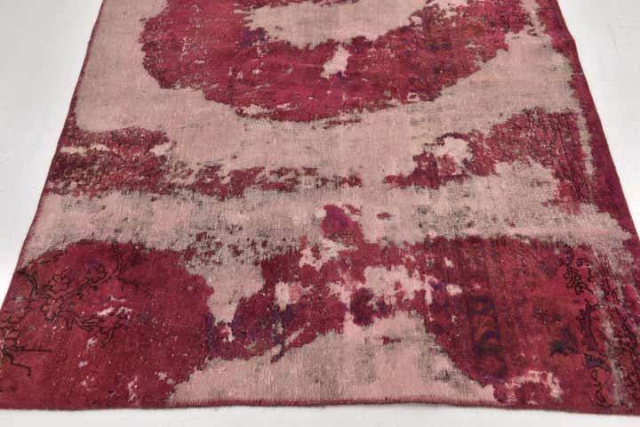 4' 3 x 6' Hand Knotted Ultra Vintage Persian Wool Rug