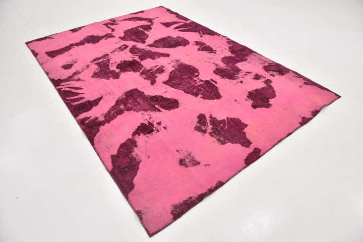6' 5 x 9' 2 Hand Knotted Ultra Vintage Persian Wool Rug