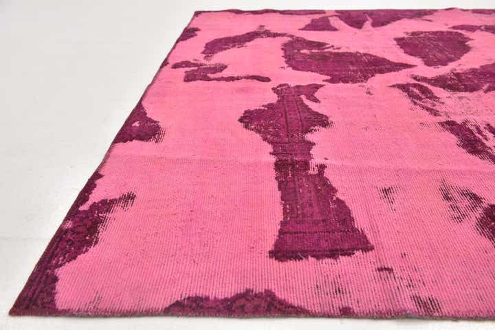 6' 5 x 9' 2 Hand Knotted Ultra Vintage Persian Wool Rug