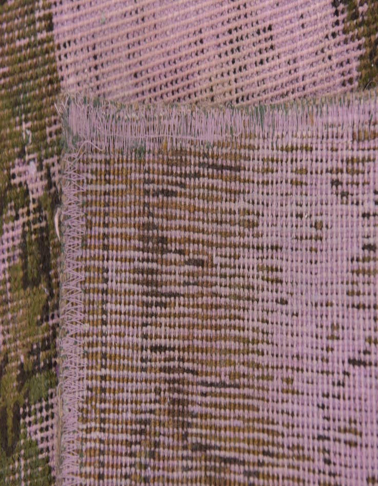 Detail image of 5' 2 x 9'  Hand Knotted Ultra Vintage Persian Wool Rug