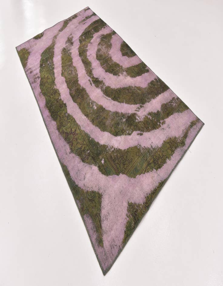 Detail image of 5' 2 x 9'  Hand Knotted Ultra Vintage Persian Wool Rug