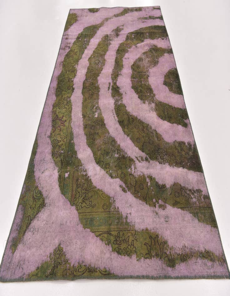 Detail image of 5' 2 x 9'  Hand Knotted Ultra Vintage Persian Wool Rug