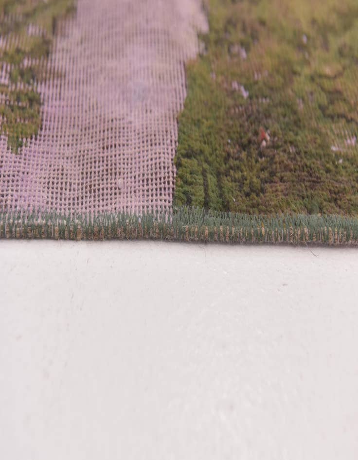 Detail image of 5' 2 x 9'  Hand Knotted Ultra Vintage Persian Wool Rug