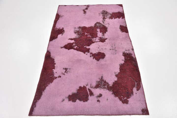 3' 3 x 5' 9 Hand Knotted Ultra Vintage Persian Wool Rug