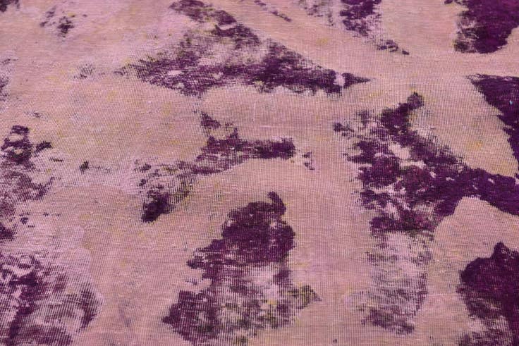 Detail image of 8' 7 x 11' 9 Hand Knotted Ultra Vintage Persian Wool Rug