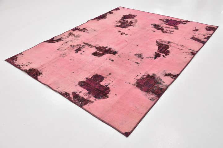 6' x 7' 10 Hand Knotted Ultra Vintage Persian Wool Rug