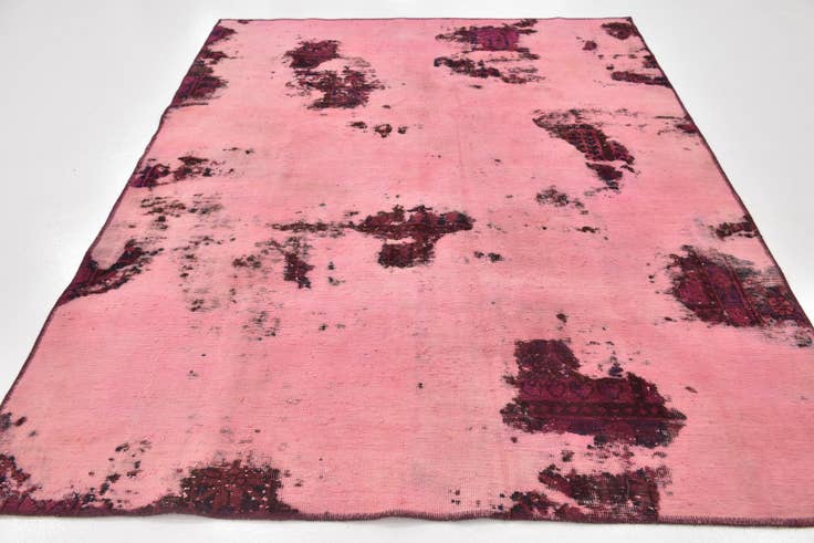 Detail image of 6' x 7' 10 Hand Knotted Ultra Vintage Persian Wool Rug