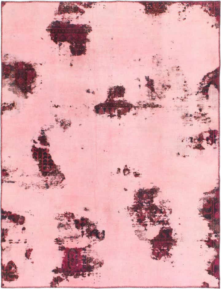 6' x 7' 10 Hand Knotted Ultra Vintage Persian Wool Rug