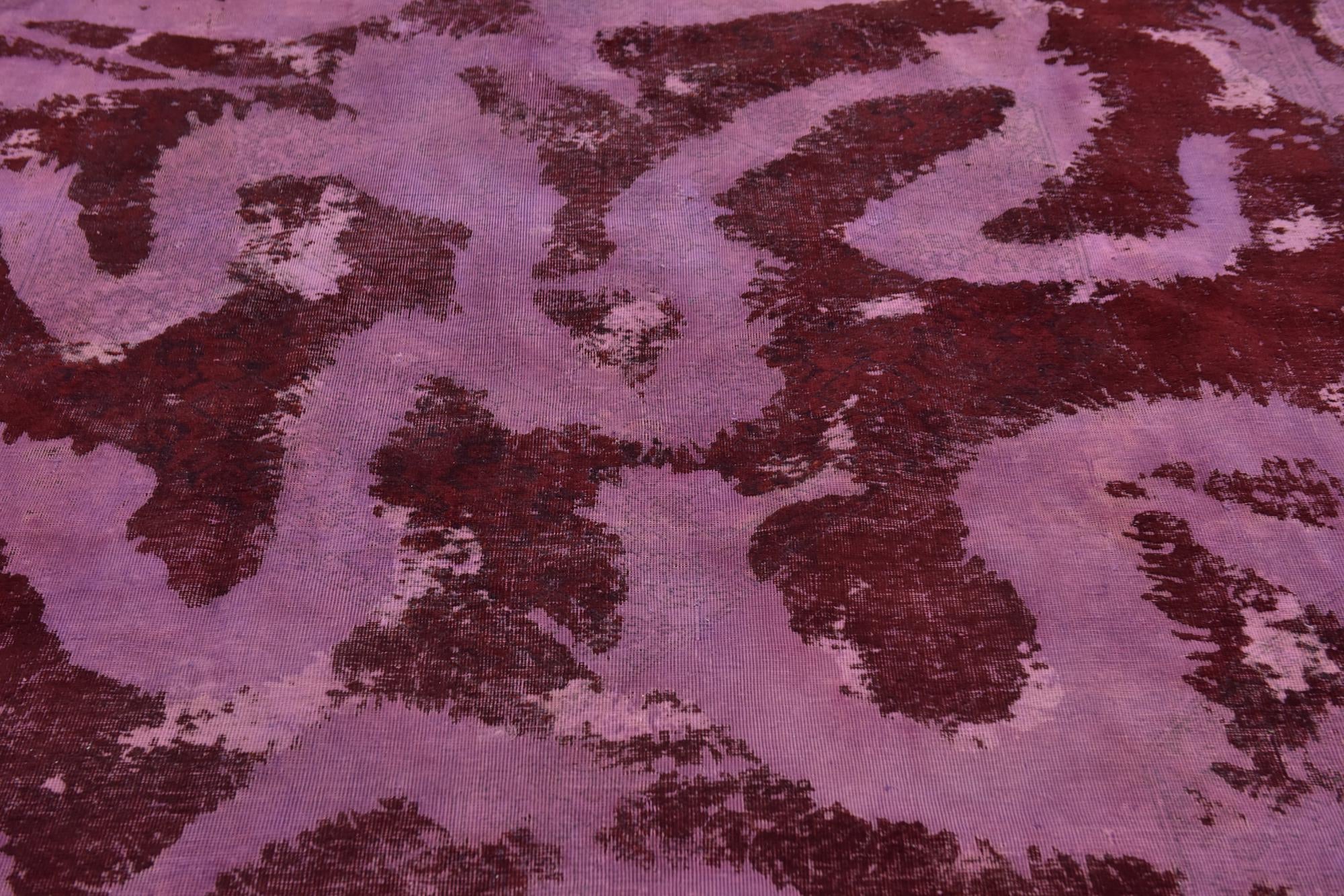 9' x 12' 7 Hand Knotted Ultra Vintage Persian Wool Rug