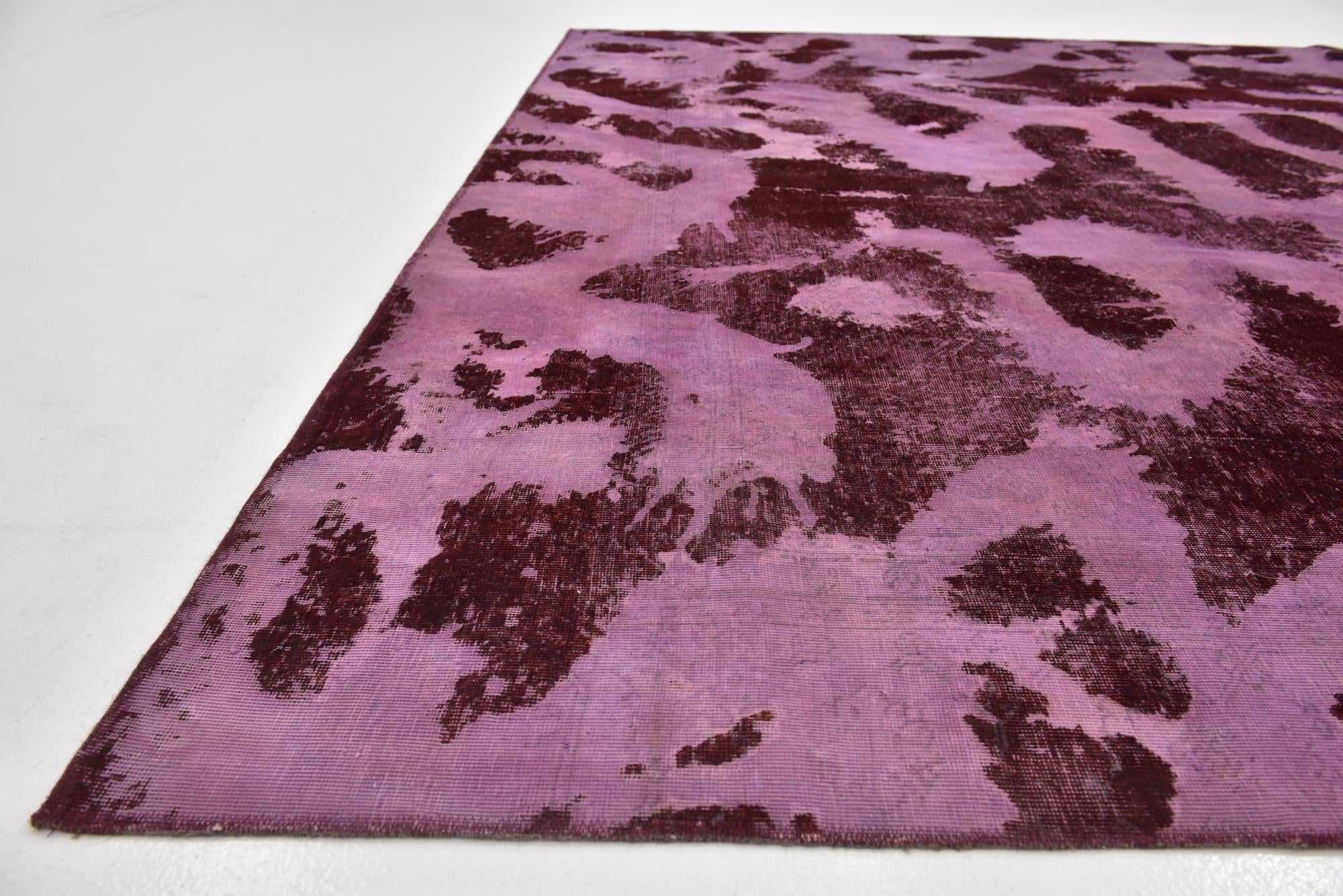 9' x 12' 7 Hand Knotted Ultra Vintage Persian Wool Rug