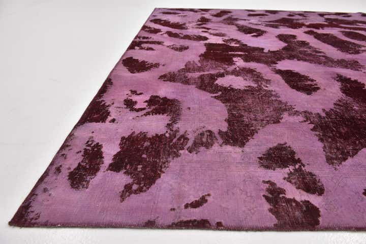 9' x 12' 7 Hand Knotted Ultra Vintage Persian Wool Rug