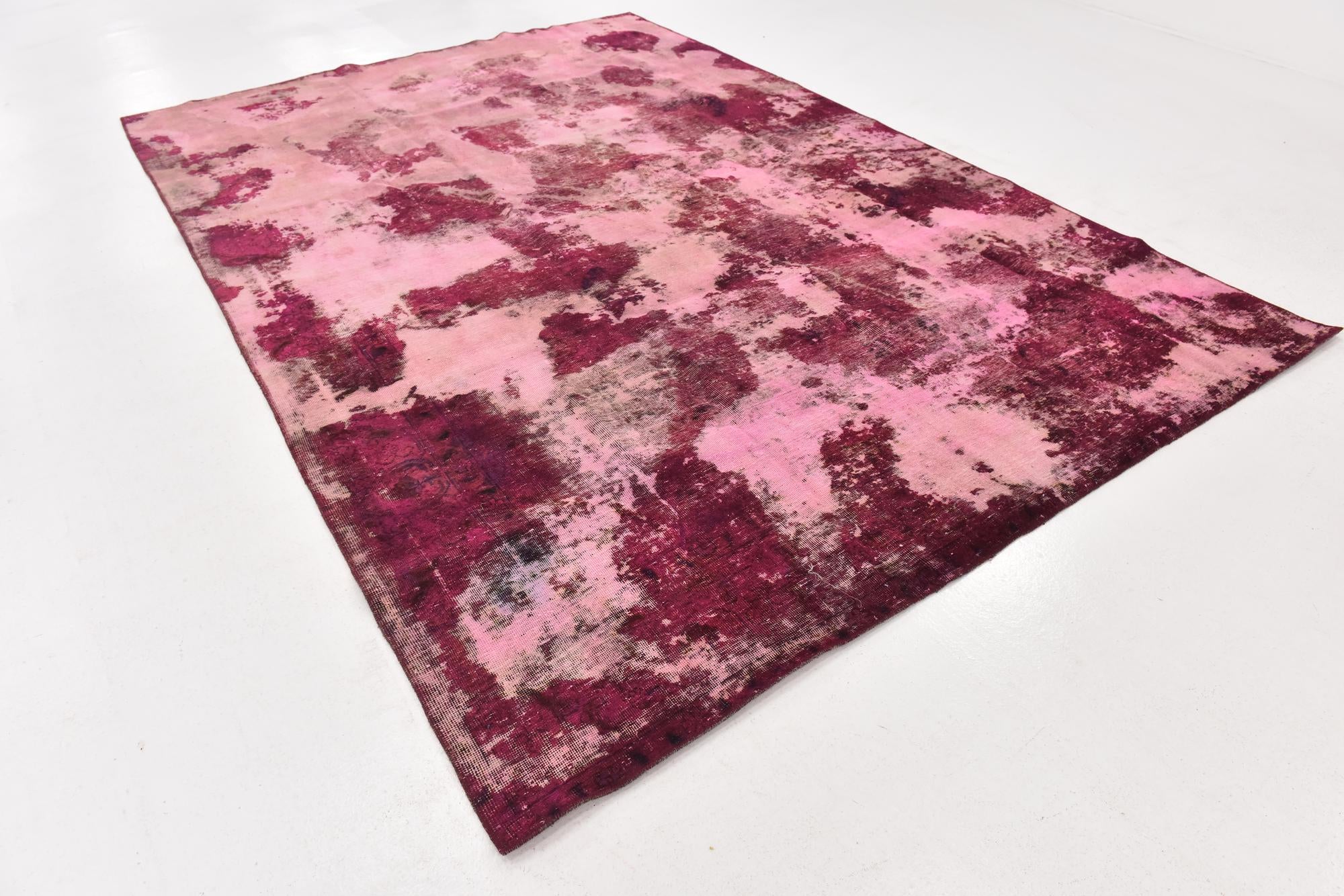 7' 10 x 11' 6 Hand Knotted Ultra Vintage Persian Wool Rug
