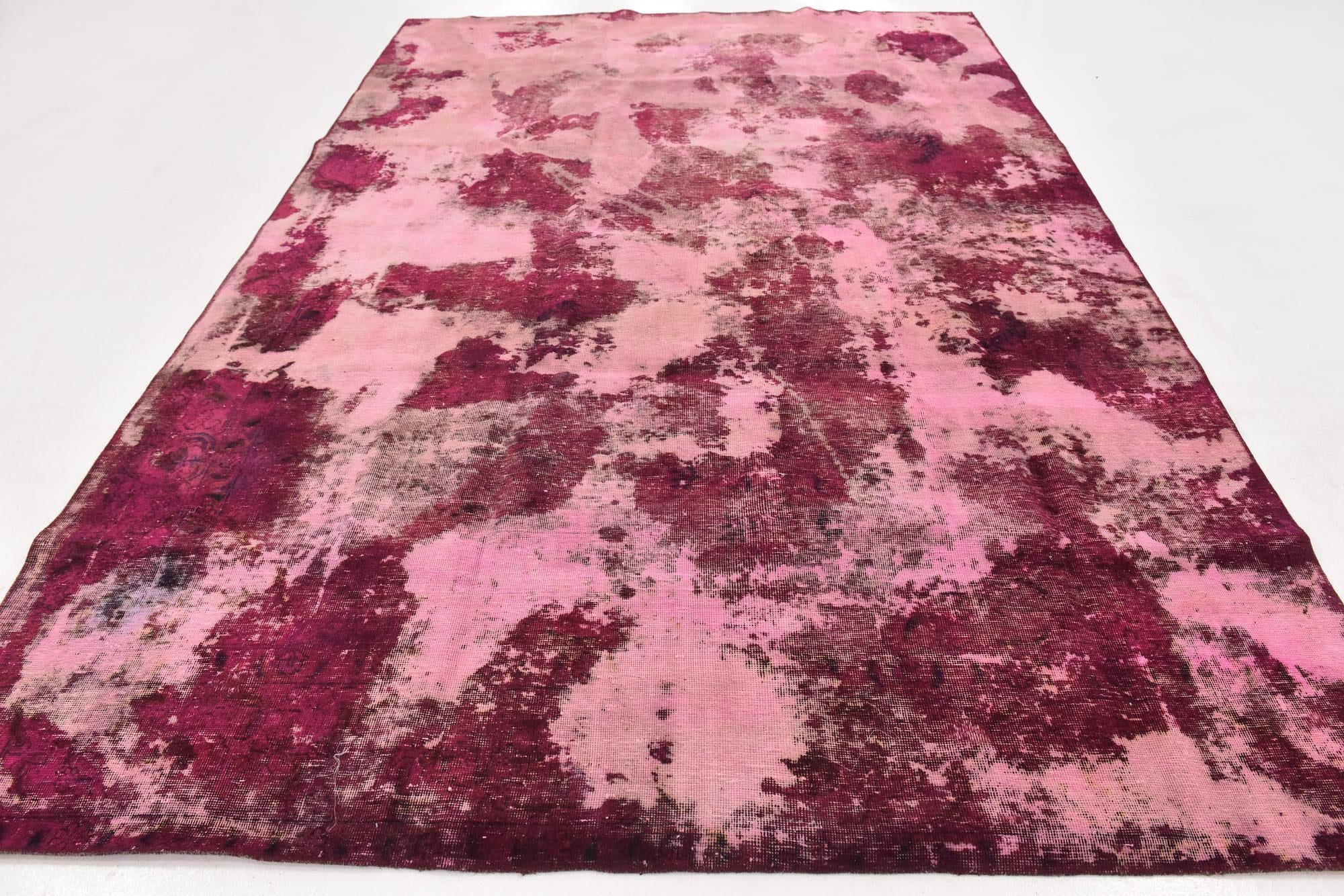 7' 10 x 11' 6 Hand Knotted Ultra Vintage Persian Wool Rug
