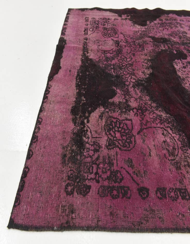 Detail image of 6' x 9' 10  Hand Knotted Ultra Vintage Persian Wool Rug