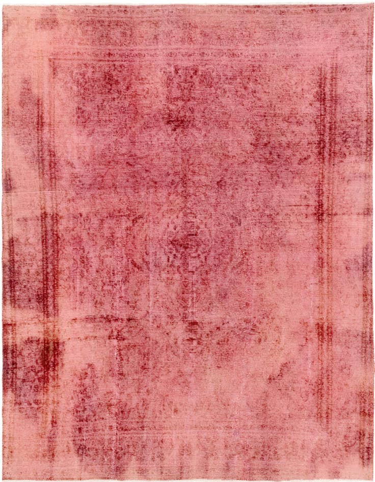 Detail image of 9' 2 x 12' Hand Knotted Ultra Vintage Persian Wool Rug
