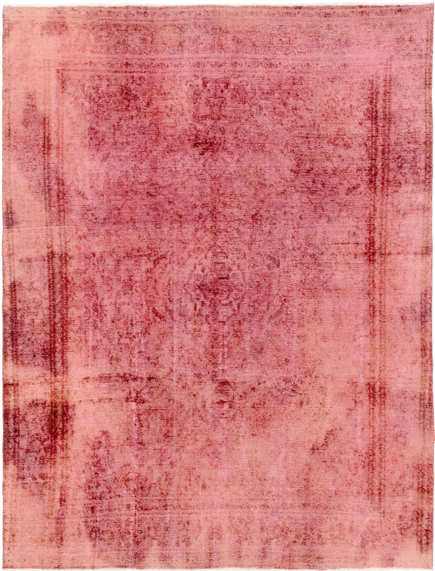 9' 2 x 12' Hand Knotted Ultra Vintage Persian Wool Rug