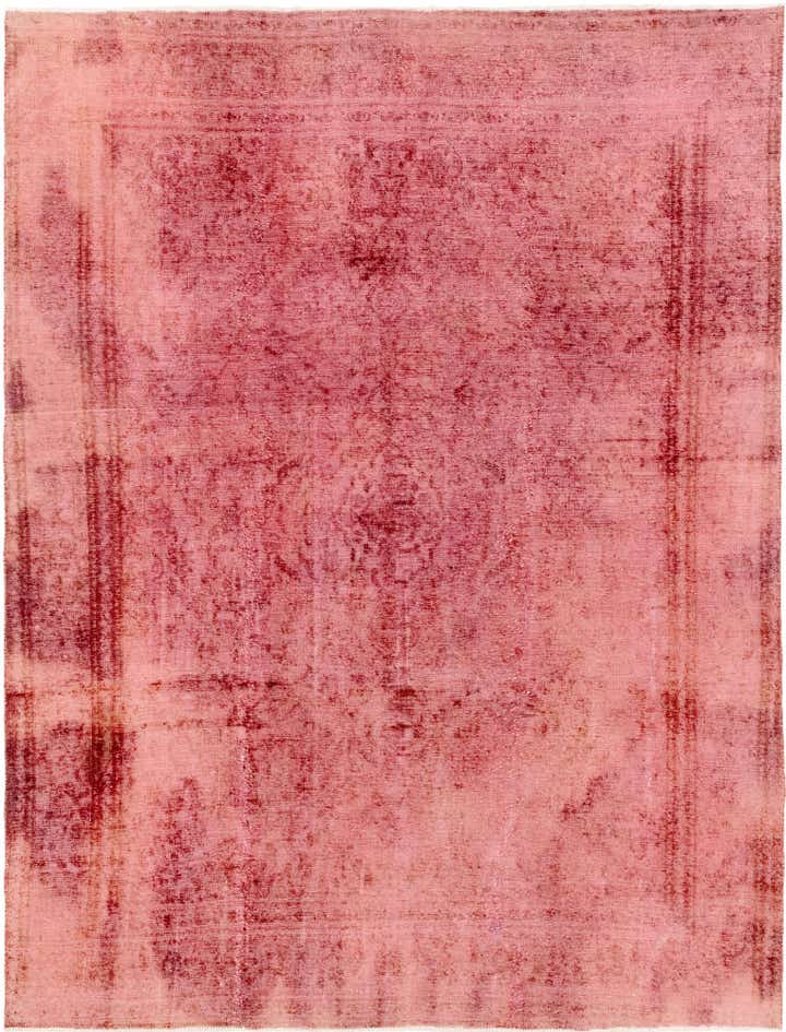 9' 2 x 12' Hand Knotted Ultra Vintage Persian Wool Rug