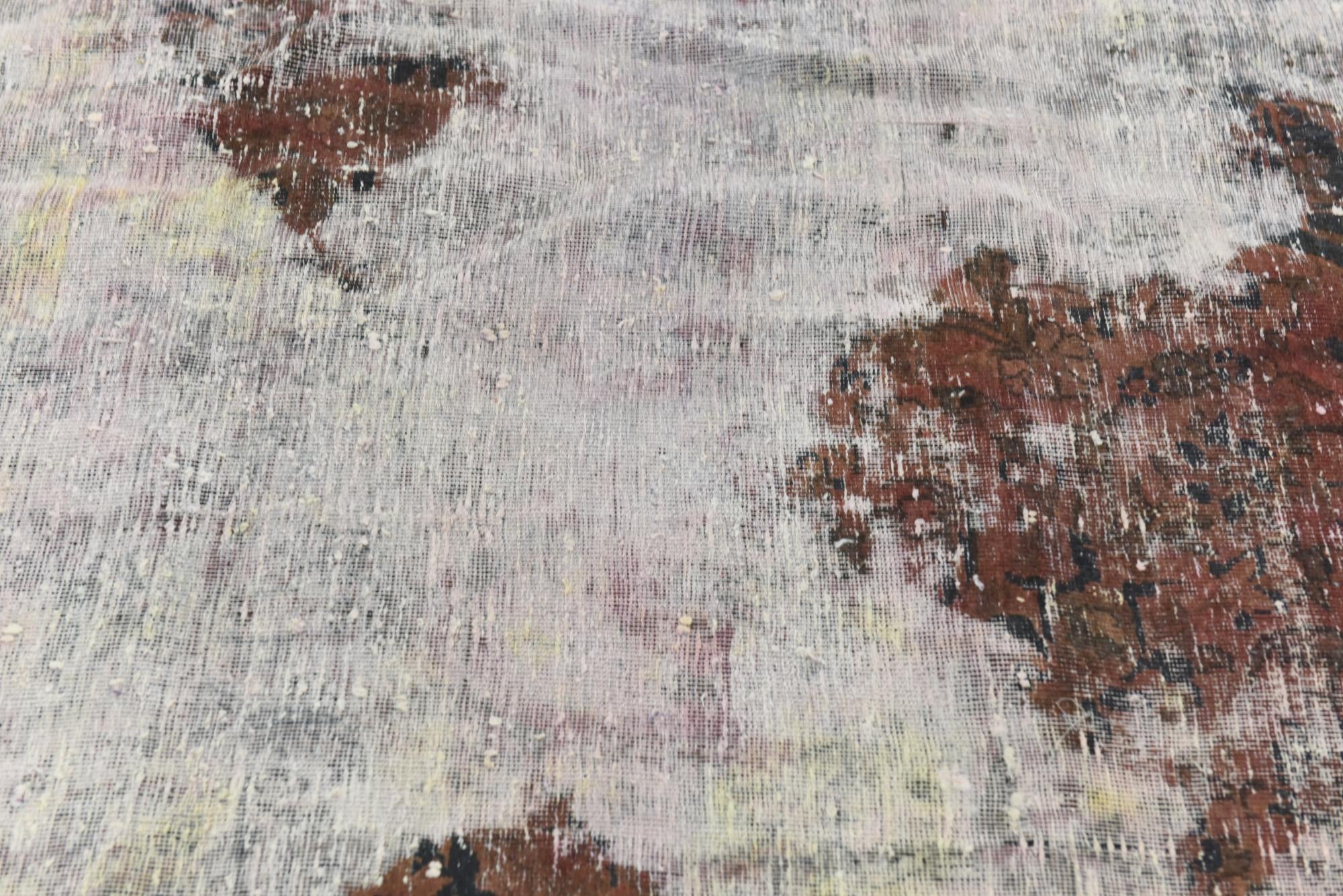 5' 7 x 8' 2 Hand Knotted Ultra Vintage Persian Wool Rug