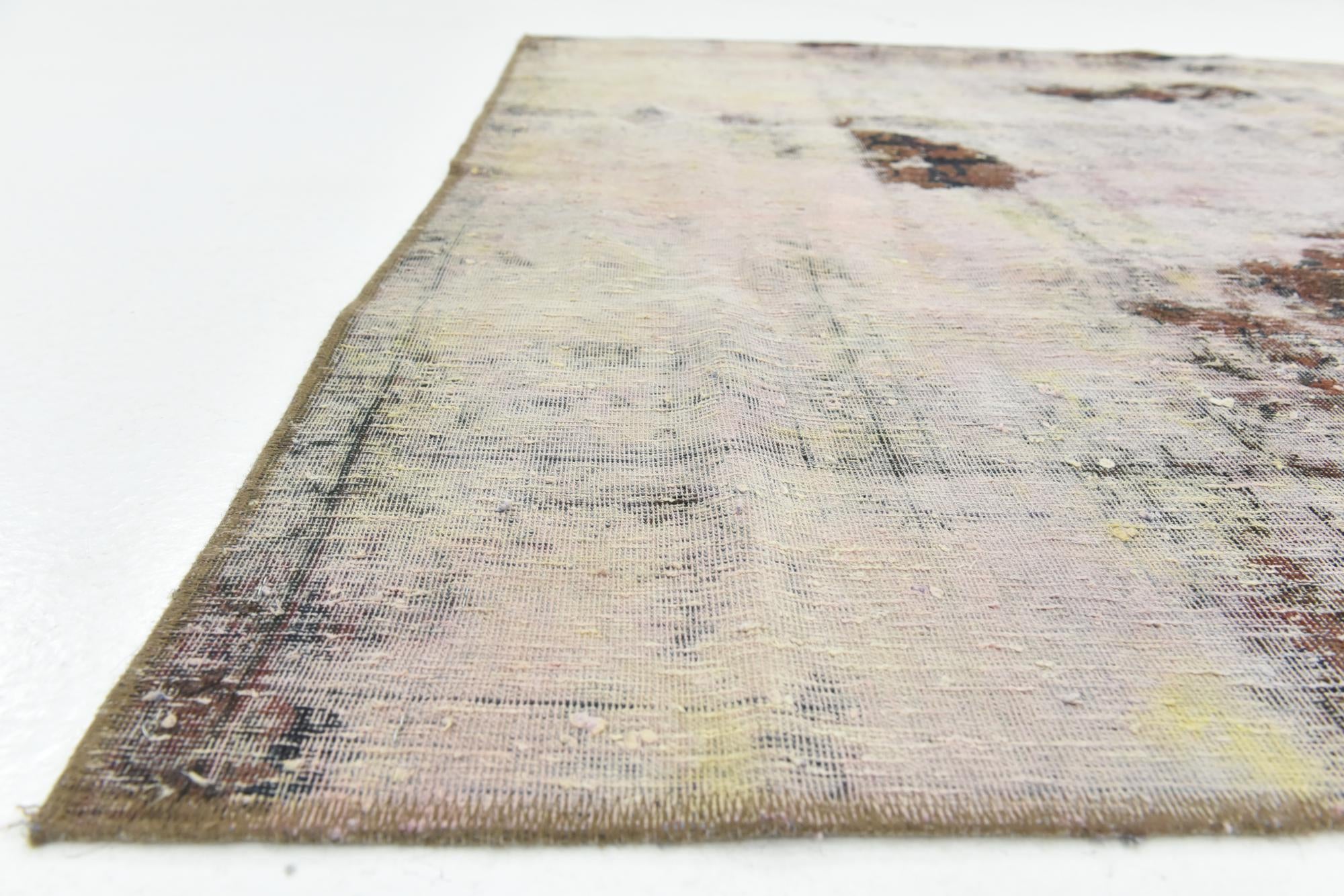 5' 7 x 8' 2 Hand Knotted Ultra Vintage Persian Wool Rug