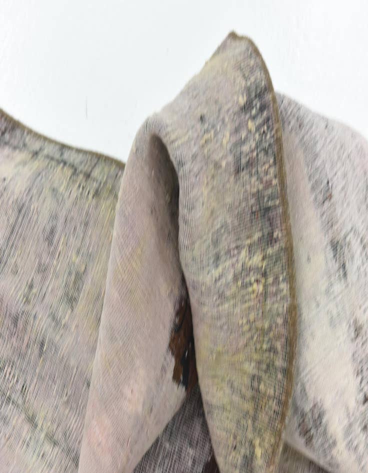 Detail image of 5' 7 x 8' 2  Hand Knotted Ultra Vintage Persian Wool Rug